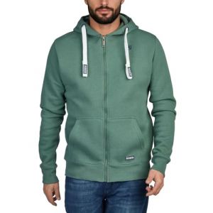Riverso Sweat-shirt pour homme avec capuche et fermeture &eacute;clair, coupe r&eacute;guli&egrave;re RIVNoah, sweat &agrave; capuche, pull &agrave; capuche, brun, rouge, bleu, noir, vert, gris, beige, tailles S, M, L, XL, XXL, 3XL (Jeans-direct, neuf)