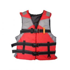 LIXQQS Gilet de Sauvetage Adulte Enfant: Aide à la Flottabilité 150N avec Sifflet et Sangles Kayak Paddle Bateau Sports Nautiques(Red1,XL) (LxQ Shop, neuf)