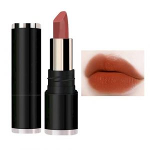 Rouge &agrave; l&egrave;vres anti-adh&eacute;sif mat longue dur&eacute;e pour les femmes, rouge &agrave; l&egrave;vres hydratant 24H Non d&eacute;colorant, preuve de tache et preuve de transfert qui ne collera pas aux tasses (JIUHOU, neuf)