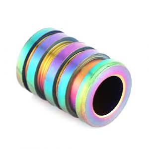 Alomejor Couteau Lani&egrave;re Titane, Couteau Perle Parachute, EDC Pendentif, for Outdoor Enthusiasts, Hiking, Camping, and Everyday Carry (Jeamrytt, neuf)