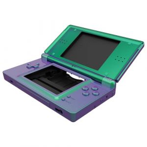 eXtremeRate Coque Remplacement Complète pour Nintendo DS Lite, Coque avec Bouton de Remplacement pour Nintendo DS Lite, Console Non Incluse, Caméléon Violet Vert (Easequote-Store, neuf)