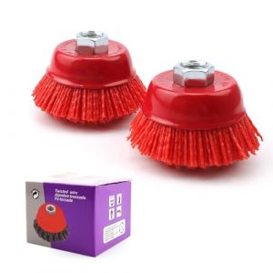 LERANXIN 2 Pièce Brosser Nylon Meuleuse – Brosser Nylon Perceuse M14 Ø65mm – Brosse Metallique pour Perceuse pour Ébavurage, Décapage & Dépôt de Rouille (ALEKSANDAR TRANS STORE, neuf)