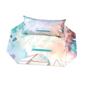 VALICLUD Coussin de Manucure Octogonal 1 Ensemble Tapis de Manucure Outils de Nail Art Accessoire Professionnel pour Salon (Cedongh, neuf)