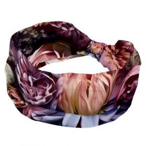 Bandeaux pour femme - Turban large - Antidérapant - Motif floral - Nœud (ocenuttldat, neuf)