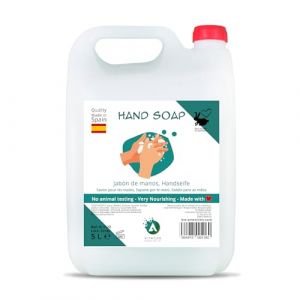 Vitacab Savon pour les mains sans parfum - Bidon de 5 litres pour recharges - Formule douce et efficace pour le nettoyage des mains - Pour h&ocirc;tel, restauration, &eacute;tablissements de soins - Savon liquide (Bio Amenities, neuf)