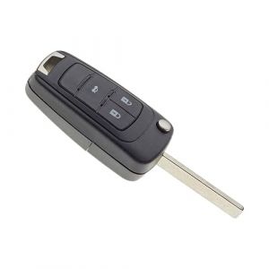 Jongo - Coque de Clé avec Lame Compatible avec Chevrolet Cruze, Captiva, Aveo, Spark et Orlando | Boitier Clef Plip Voiture Télécommande 3 Boutons (Jongoshop, neuf)