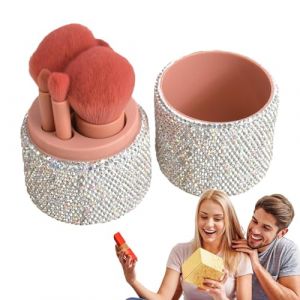 Pinceau Blush | 5 Pinceaux &agrave; Fard &agrave; Paupi&egrave;res,Organisateur de Maquillage pour &Eacute;v&eacute;nements et Quotidien (Jatour, neuf)