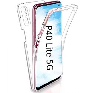COPHONE® Coque 360 Compatible Huawei P40 Lite 5G 100% Transparente 360 Protection intégrale Avant Souple + arrière Rigide. Housse Tactile 360 degres Anti Choc (CoPhone, neuf)