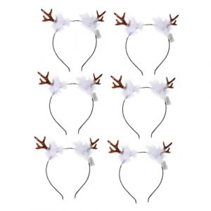 SMASOLO 6 Pi&egrave;ces Bandeaux Cerceau Cheveux Cerf Lumineux pour Accessoires Chic pour F&ecirc;te Festival No&euml;l (SEASOON, neuf)