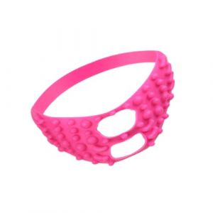 Healifty Minceur en V Visage Menton de Massage Facial 52 Micro-Pressions pour Lift et Tonification et Confortable Taille Ajustable pour Peau Ferme (Madonna Tied, neuf)