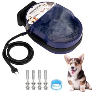 Svauoumu Abreuvoir Chauffant pour Chevaux, Abreuvoir Chauffé éLectriquement, Abreuvoir Automatique avec Flotteur,220 Volt,Abreuvoir Antigel, Abreuvoir Chauffé pour ChèVres,Bovins et Chiens,Volaille (HUOHUOZHU, neuf)