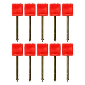 Yuecoom 10Pcs Épingles De Cible De Tir à l'arc, 5/16in Tir Arc Cible épingles Clous De Cible De Tir à l'arc Alliage d'acier Au Manganèse Filetage Accessoires De Chasse pour Papier Cible Fixe (Hanleistore, neuf)