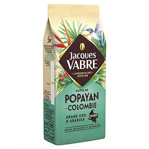 Jacques Vabre - Popayan, caf&eacute; moulu d'exception en sachet de 250g pour filtres &agrave; caf&eacute; - R&eacute;gion de la cordill&egrave;re des Andes. - Lot De 3 - Vendu Par Lot (March&eacute; Parisien, neuf)