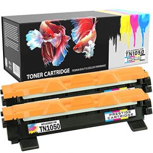 Prestige Cartridge TN-1050 Compatible Cartouche de Toner pour Brother HL-1200 HL-1210W HL-1212 HL-1110 HL-1112 DCP-1510 DCP-1512 DCP-1610 MFC-1810 - 2 Noir (Toner Experte, neuf)