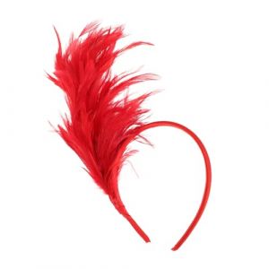Amosfun Plume Tête Bopper Plume Bandeau Pour Mariage Thé Fête Coiffe De Tête Accessoires De Cheveux Pom Bandeau (Colored Flag, neuf)