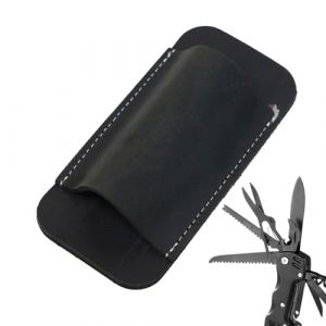 Gaine De Couteaux en Cuir, &Eacute;tui Couteau Pliant Ceinture, Gaine De Couteaux Faits &Agrave; La Main pour Ceinture, &Eacute;tui De Couteau De Poche, Horizontal De 2,3x5 Pouces pour Camping Chasse (Leasuny, neuf)