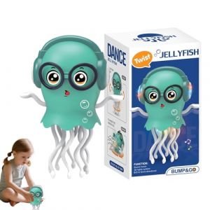 Woalopted Jouet Poulpe Qui Danse, Pieuvre Dansante, Jouet &Eacute;lectrique Rampant, Jeux Interactifs, Divertissement &Eacute;lectrique Intelligent pour Chambre d'enfant (sanquyan, neuf)