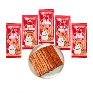 MKSDDF-5 sacs Latio snacksépicé Tiao combinaison épicé Tiao coffret cadeau chinois classique collations bâtons épicés épicé doux épicé latiai snack-Xuewang lanières épicées (GOOD FOOD-FENG, neuf)