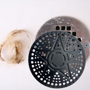 iAnomla Silicone Attrape Cheveux Douche, Protection de Drain Filtre Evier, Universel Filtre à Cheveux pour Salle de Bain, Baignoire, Cuisine, Noir (iAnomla, neuf)