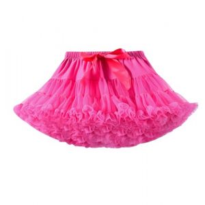 Tutu Fille Jupe Tutu Fille Jupe Tulle Fille Tutu Skirt Enfant Fille Petticoat Jupon Tulle Fille Mini Jupe en Tulle Tutu Fille Tutu Court Princesse Carnaval Tulle Skirt Puffy Tutu pour Enfant Rose (Pengniao, neuf)