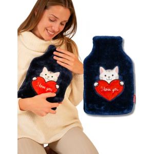 soxo Bouillotte Eau Chaude Cadeau Pour Bebe Peluche Bouillote Anti Colique Enfant Bouillotes I Love You (Soxo, neuf)