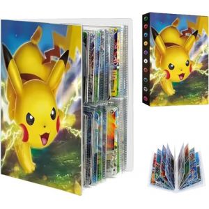 Porte Carte Pour Pokemon, Classeur Carte Pour Pokemon Cartes, Album de Cartes Gx Vmax, Cahier Range Carte, 30 Pages Capacité de 240 Carte (cozviao, neuf)