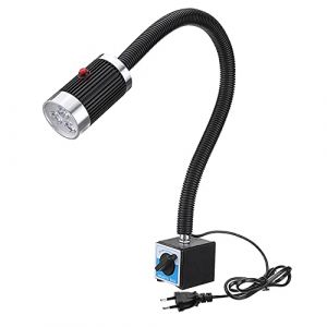 Lampe LED Magn&eacute;tique Flexible 9 W - Bras Lumineux &Eacute;tanche Avec Base Magn&eacute;tique pour &Eacute;tabli d'Atelier, Tour, Fraiseuse CNC et M&eacute;tal (fundament, neuf)