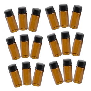OHPHCALL 15pièces Flacons Verre à Bouchon Vissé Échantillons De Produits Flacons De Réactifs Verre Pour Huiles Essentielles Et Laboratoires (Peggy Boll, neuf)
