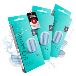MEISTERZWECK4U Siemens TZ80002 Lot de 9 tablettes de détartrage - Compatible avec les machines à café EQ & Surpresso - Détartrage et nettoyage, élimine le calcaire et protège contre la corrosion (powershop4U, neuf)
