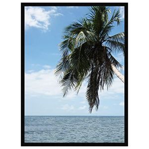 Cadre Photo Mural 20x60 cm / 60 x 20 cm Cadres Noir, 2 cm de Largeur, Cadre en Bois (RK Cadres, neuf)