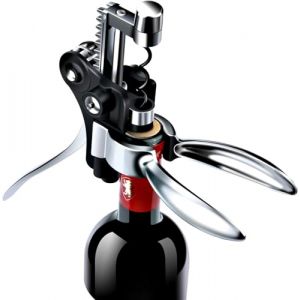 Tire Bouchon de Vin Coffret Cadeau Ouvre Bouteille - Un Amélioré Modèle 2024 Approuvé FDA. Kit de Débouchage Vin, Ensemble Cadeau Coupe-Capsule et Bouchon sous Vide pour Hommes Femmes, Oenophile (TFORT Online, neuf)