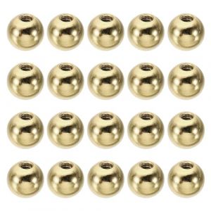 PATIKIL Écrou Borgne M3x0.5mm Sphérique 20 Pcs Cache Boulon Boule en Acier au Carbone pour Trou Borgne, Poignée, Écrou, Décoration pour Meubles, Lampe ou Projet de Bricolage, Doré (PATIKIL UK, neuf)