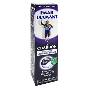 EMAIL DIAMANT - Le Charbon 75Ml - Dentifrice Blancheur Enrichi - Prot&egrave;ge et Purifie Vos Dents - Lot De 3 (ViveVers, neuf)