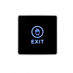 AOAMZ Bouton de Sortie Interrupteur de Déverrouillage de Porte DC12V NO NC Voyant LED pour système de contrôle d'accès de porte avec voyant bleu. OPEN (Tianfadz, neuf)