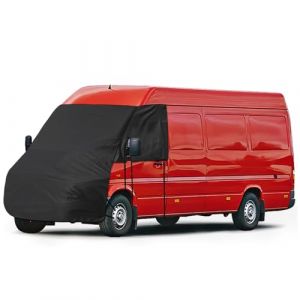 Opaltool B&acirc;che de Protection Thermique Camping Car pour 2006-2018 Benz Sprinter, 420D B&acirc;che de Protection Pare-Brise Camping Car Integrale avec 10 Bandages et Aimants (raisetty, neuf)