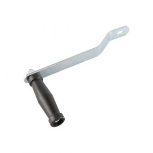 Laroal Poign&eacute;e de treuil pour remorque de bateau, manivelle pour bateau, voiture, remorque, petite grue, bras &agrave; bascule, accessoire de machine, poign&eacute;e noire 23 x 11,7 cm (Laroal, neuf)