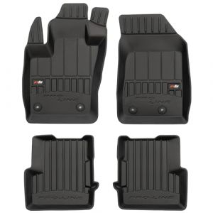 MOTOS Tapis de sol caoutchouc pour Fiat 500X depuis 2014 Améliorez Votre Confort de Voyage avec Le tapis noir antidérapant Auto 3D- tapis voiture Tous Temps pour Voiture, Protection Contre les salissu (MOTOS EU, neuf)