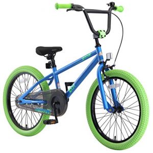 BIKESTAR V&eacute;lo Enfant pour Garcons et Filles de 6 Ans | Bicyclette Enfant 20 Pouces BMX avec Freins | Bleu & Vert (Star-Trademarks (Concessionnaire Europ&eacute;en), neuf)