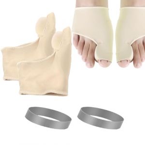 NICEIN 1 Paire Hallux Valgus, Gros Orteil Hallux Valgus Orthese Corrective, Orthese Hallux Valgus avec Gel, Protection Pied Attelle Hallux Valgus (Laitaotao, neuf)