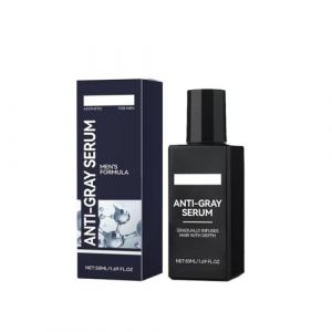 S&eacute;rum Anti-Cheveux Gris, S&eacute;rum Anti-Gris Pour Hommes, Essence De Fon&ccedil;age Cheveux Et Barbe, Restaure Les Pigments, Renforce Les Racines Et Favorise Des Cheveux Plus Fonc&eacute;s Et Sains (xiaxiappa99, neuf)
