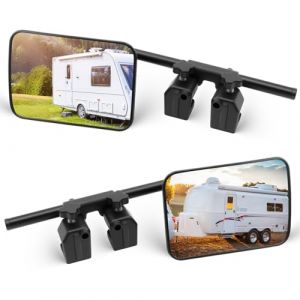 KAOLALI 2pcs Retroviseur Caravane, Voiture Rétroviseurs Extérieurs, Extensions de rétroviseurs extérieurs, Camping-car Rétroviseur pour Auto Caravane RV Tracteur Lot de 2 (GELPARTS, neuf)