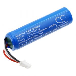 TECHTEK Batterie 2600mAh Compatible avec [Petzl] E36NAO, Nao, Nao+, Neo, Stirnlampen (Techtek gmbh, neuf)