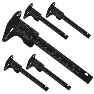 DRESSOOS 5 Pièces Règle De Tatouage De Sourcils Règle Pratique Règle De Mesure Règle Portable Accessoire De Maquillage Pied À Coulisse À Double Échelle Règle Coulissante Petits Outils De (Mingsyue, neuf)