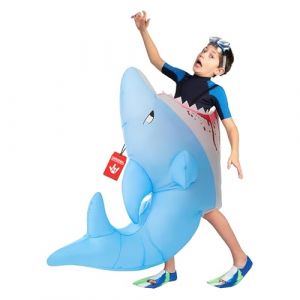 Morph Costume Gonflable Requin Enfant, D&eacute;guisement Halloween Requin, Costume Enfant Original, Taille Unique (Morph Costumes, neuf)