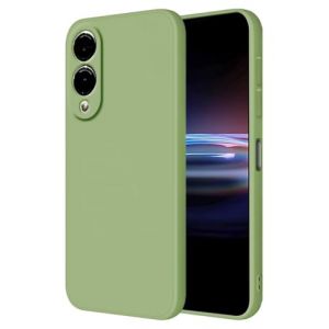 HONLEN Coque pour Samsung Galaxy S25 Edge Protection &Eacute;tui, (6.7" inches) Liquide TPU Silicone Case Anti Rayures Ultra Mince Souple Cover en Silicone Vert Matcha (HONLEN, neuf)