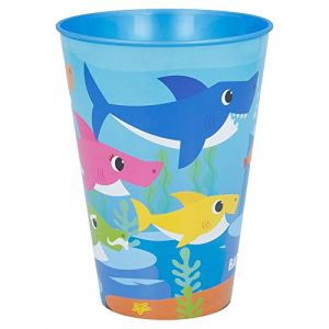 Stor Grand Tumbler Gobelet Easy Grand 430 ml Baby Shark, Noir, Moyen (✅FR GRENADINE BOUTIQUE✅, neuf)