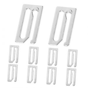 HAPINARY Lot De 10 Boutons De Tablier Pour Cape De Barbier, Clip De Fixation Pour Cape De Barbier, Ajusteur Pratique Pour Cape De Barbier, Crochet De Remplacement Pour Cape De Barbier, (Gan Gardner, neuf)