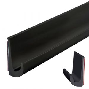 Inscrip Goutti&egrave;re RV en forme de J, 38 mm de hauteur Goutti&egrave;re auto-adh&eacute;sive en forme de J pour RV, bande de goutti&egrave;re en PVC, bande de pluie en PVC, bande de d&eacute;viation de pluie pour toit pour camion (inscripted, neuf)