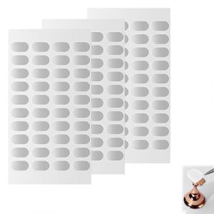 3 Cache Vis Blanc, 12mm/15mm/21mm PVC Cache Trou Meuble Cache Vis Adhesif Cache Trou Mur Autocollants pour Trous de Vis pour Armoires Murales Bureaux Réparations de Meubles (UAB WSVLKE LT, neuf)