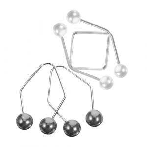 TEHAUX Appareil &agrave; Fossettes Visage 2 Paires Compact et L&eacute;ger Outil d'Entra&icirc;nement Musculaire Facial pour Joues Facile &agrave; Porter et Portable (Breamblue N, neuf)